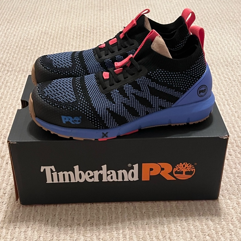 NIB Timberland PRO Radius Knit Slip-On Sneakers Size 7.5 - Picture 2 of 5